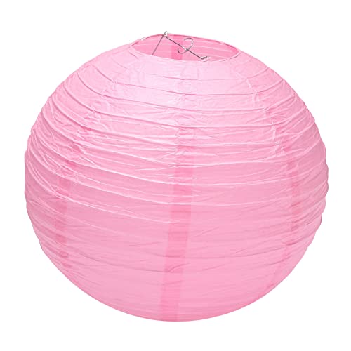 Restikiant 1 X Chinese Japanese Paper Lantern Lampenschirm Für Partyhochzeit, 40Cm (16) rosa
