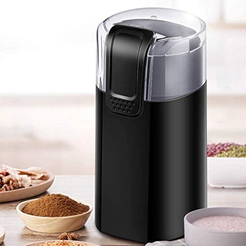 ZOUSHUAIDEDIAN Kaffeemühle elektrisch, 150w Gewürzschleifer mit Edelstahlklinge & Schüssel, One-Touch-Steuerung… – Bild 3