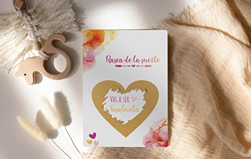 Image of Joli Coon Tarjeta de rascar Vas a ser bisabuela con sobre - Anunciar embarazo bisabuela