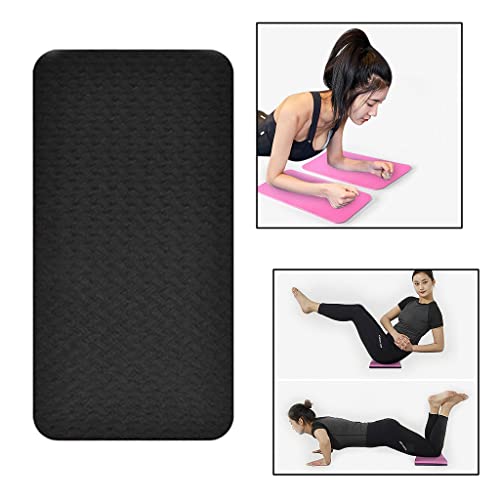 6 mm Gri Kaymaz Yoga Matı, Diz ve Dirsek Destek Yastıklı