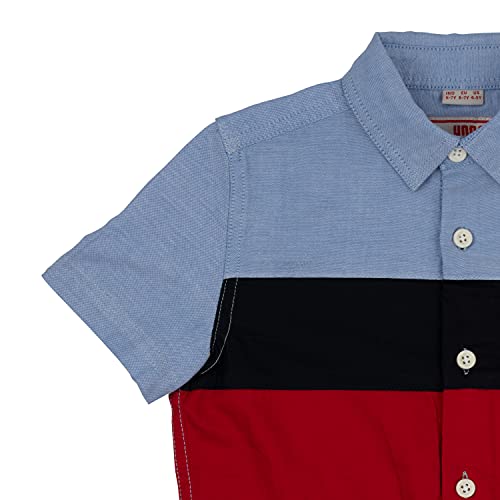 Image of Under Fourteen Only Boys Shirt, 100% Cotton Half Slevees Narrow Collar Regular Fit Printed Shirts for Kids Boys.
