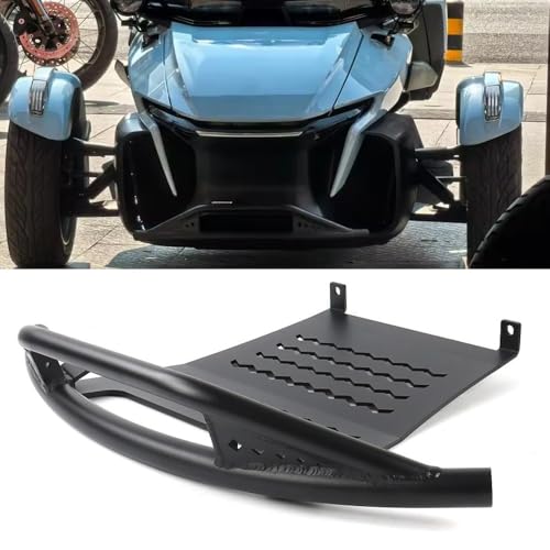 Motorcycle Accessories Fit for Can-Am Spyder RT RT-L 2020-2024 2025 Performance Tubular Front Bumper with Skid Plate Guard Cover Aluminum
