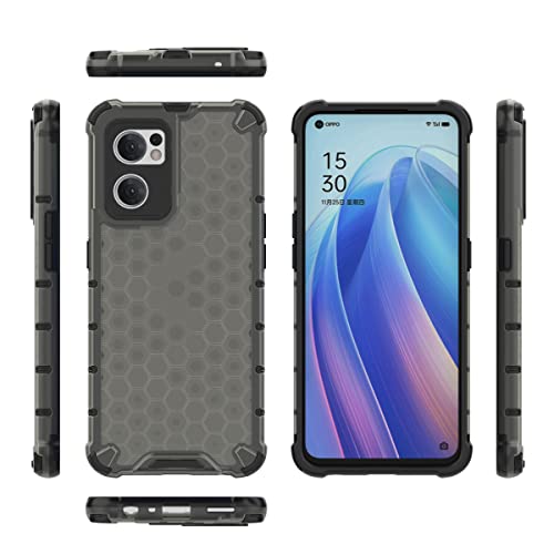 Image of Glasgow Back Case Cover Designed for Oppo Reno7 5G - Black