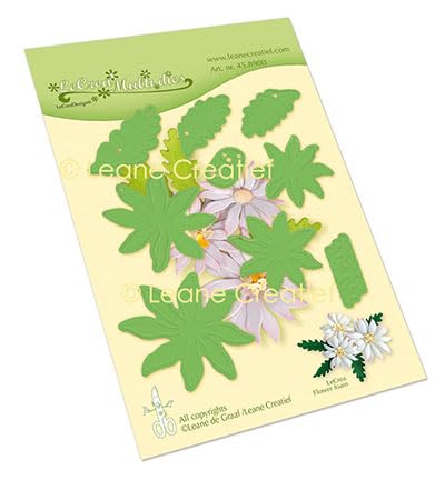 Juego de 9 troqueles de flores margaritas 3D Daisies Cut and Embossing Die compatibles con Big Shot