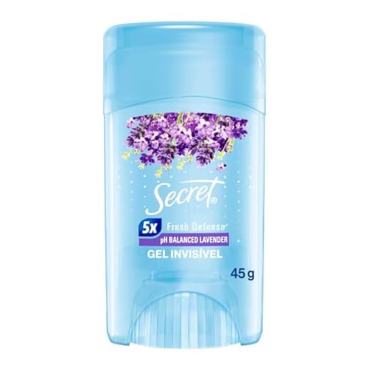 Desodorante em Gel Antitranspirante Secret Aroma de Lavanda com pH Balanceado 45g