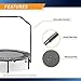 Marcy Trampoline Cardio Trainer with Handle ASG-40 , Black