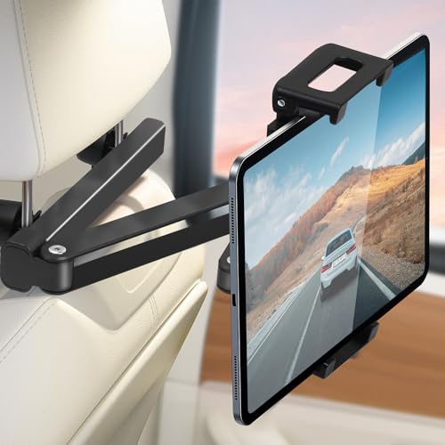 Naixio Pure Zinc Alloy Car Headrest Tablet Holder - [22
