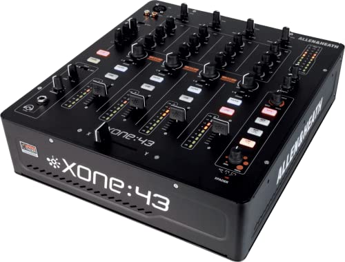 Allen & Heath Xone:43 4channels 20 - 20000Hz Black - Audio Mixers (4 channels, 24 bit, 20 - 20000 Hz, 20 dB, 0.05%, 3.5 mm)