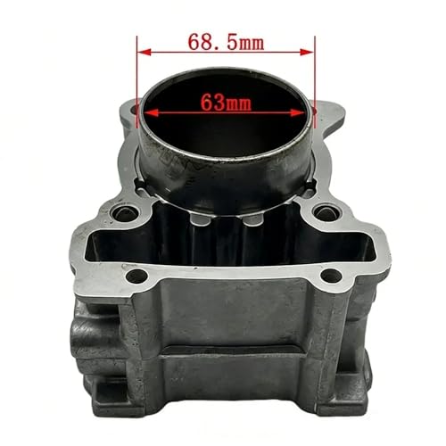 Kit cilindro 63mm Nmax 155 aumenta a 183cc con piston de alta compresion 4