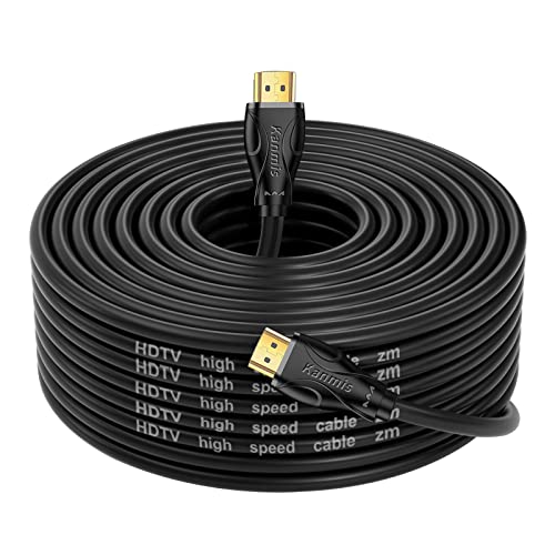Image of 75FT Long HDMI Cables 4K60Hz, High Speed 4K HDMI Cord with Gold Plated Connectors, Compatible with PlayStation Arc PS3 PS4 PC HDTV