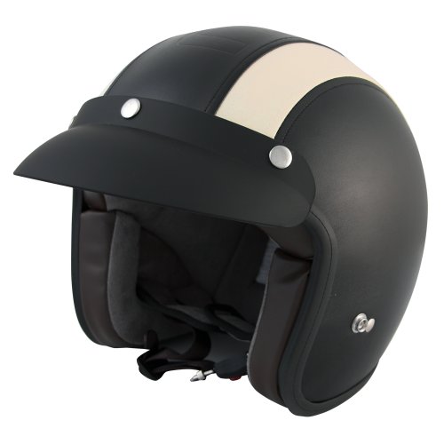 R�MER Milano Motorradhelm, XL (black,cream)