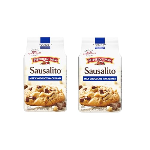Pepperidge Farm Sausalito Milk Chocolate Macadamia Cookies, 7.2 Oz (2 Pack)