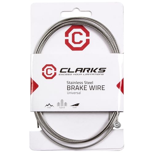Clarks Cycle Systems Stainless Steel Road/MTB/Tandem Brake Inner Cable, Silver, 3060mm
