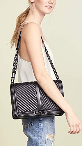 Image of Rebecca Minkoff Women's Chevron Quilted Love Crossbody Bag