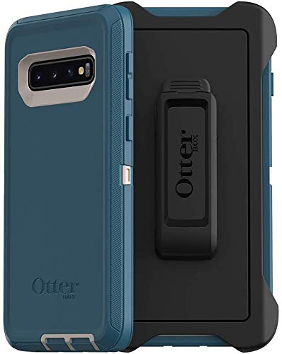 Case for Samsung Galaxy S10 Case with Belt Clip for OtterBox Defender Case - Blue White