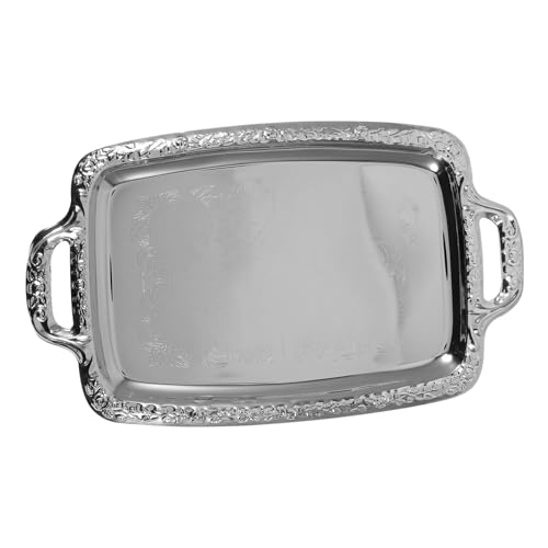 Cabilock 1�� �p���g���C �����p�̋�̃g���C ��M ��̂��~ �f�J���^�p �V���o�[�̑��� �K���[ kitchen tray ���^���L�b�`�� �H�� ���� Silver