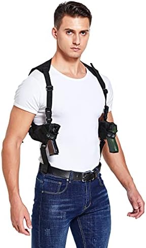 Gun Holster-Fits Compact to Large Handguns Concealed Carry Shoulder Holster with Double Holster Hand Gun Accessories