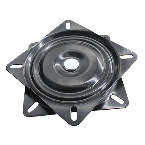 Zerodeko Table Turntable Desk Chair Buckle Bar Stool Black Chair Swivel Accent Chair Bar Stool Swivel Plate Black Lounge Chair Swivel Plate for Furniture Boat Seat Mount Swivel Mechanism