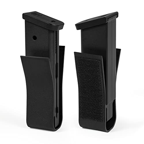 CASONMMAX Double Mag Pouch Clip，2 Pcs 9mm Magazine Holder Insert Set Clip. (Clips Only)