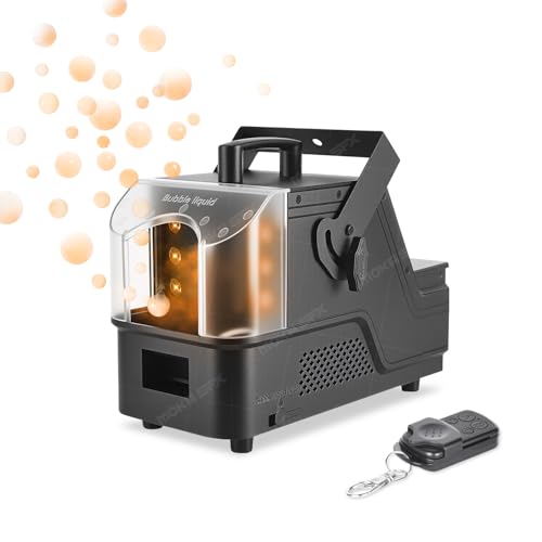 MOKA Fog Bubble Machine 3-in-1 Bubble Fog Machine with RGB