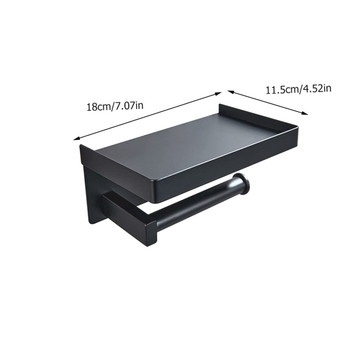 SEWACC Toilet Paper Standing Holder Rustic Roll Paper Rack Industrial Chrome Holder Multipurpose Storage Stand