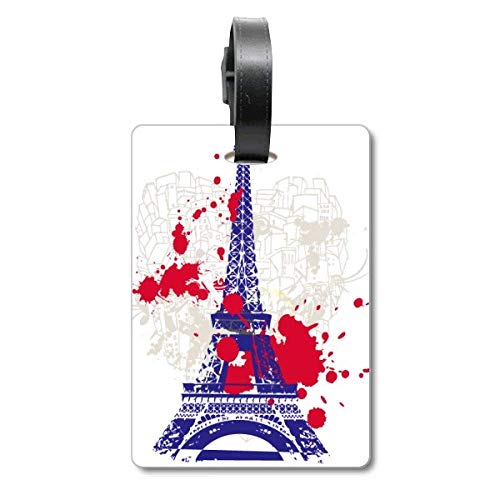 Etiquette de bagage Tour Eiffel pour croisière et vol long-courrier