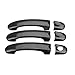 Produktbild Viviance 6Pcs Set Abs Carbon 3 Türhle Covers Handles kompatibel mit VW Transporter T5 T5 Caddy kompatibel mit Vans