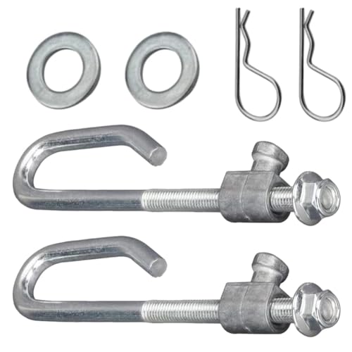 NINMORTH Kit de poste de elevación serie LA100/LA120/E130, cortacésped, acero 4130, galvanizado