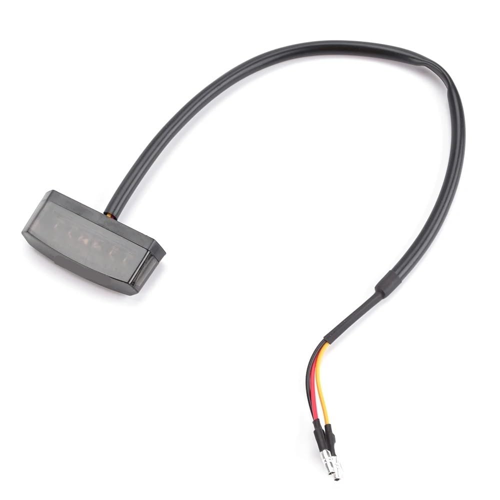 Freno luces trasero luz de matrícula universal intermitente moto 8