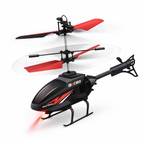 Gesture Control RC Helicopter Toy for Kids – Remote Control Helicopter Alternative, Fly with Your Hand, No Remote Needed, Easy Indoor Helicopter Toy for Boys & Girls Ages 8+