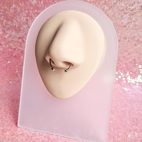 Image of Via Mazzini Surgical Steel Clip-On No-Rusting Magnetic Punk Septum Clip For Men And Women (NR04929)