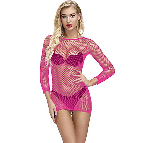Kwatieh LenceríA EróTica Mujer Sexy Ropa Interior LenceríA Sexy Y Bragas Ropa Interior Babydoll Ropa LenceríA De Mujer (Rose, Free size) Cover