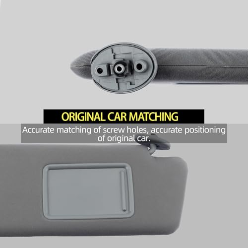 image for Dasbecan Right Passenger Side Sun Visor Compatible with Toyota Tacoma 