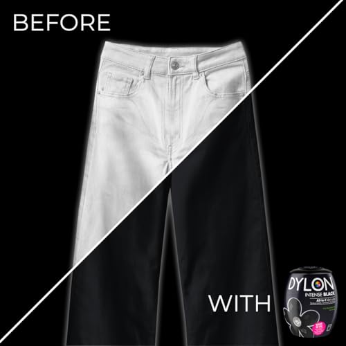 كبسولة صبغ القماش للملابس والمفروشات الناعمة من ديلون، 350 غرام - أسود داكن