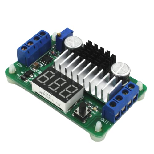 SMAKN DC-DC LTC1871 ���߉\�n�C�p���[�X�e�b�v�A�b�v�d�����W���[�� ��LED�d���v/�{�^���X�C�b�`�t��