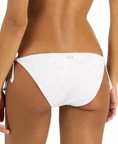 Bikini Roxy Quiet Beauty blanc éclatant XL maillot de bain avec nouettes - 4