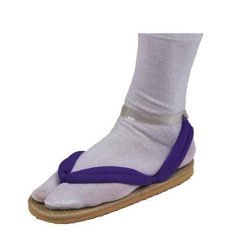 [RinMart] 鬼滅の刃風 蝶 しのぶ 冨岡 義勇 コスプレ靴 下駄 コスチューム イベント パーティー 文化祭 学園祭 アニメ ハロウイーン衣装 仮装 変装 (胡蝶しのぶ風, 26cm)