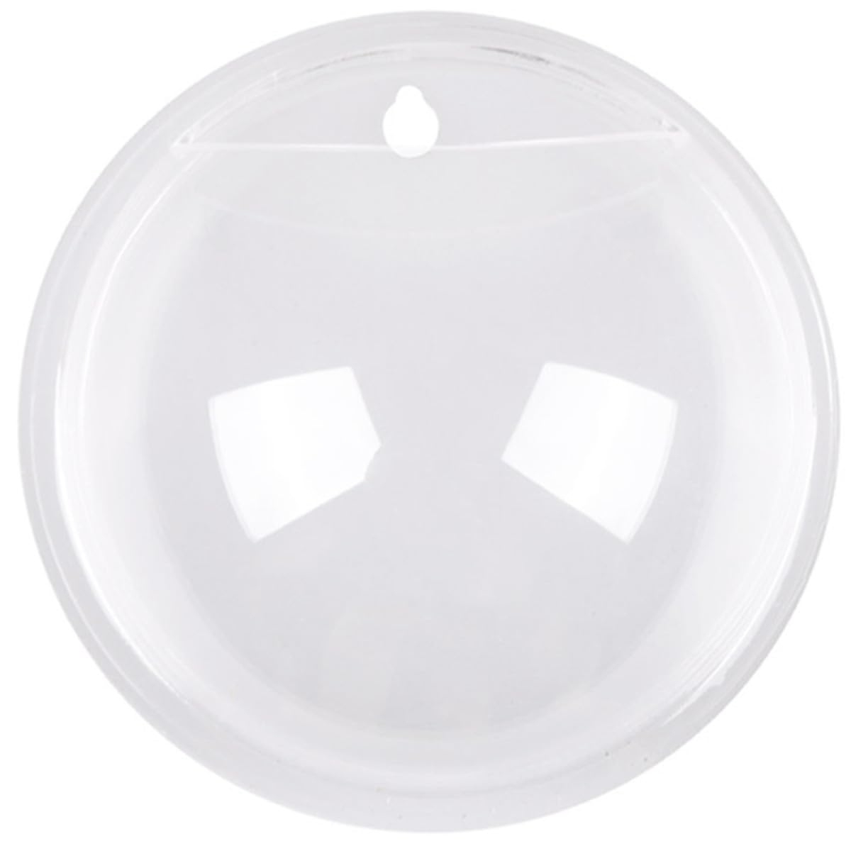 Aquarium mural acrylique transparent rond gain de place
