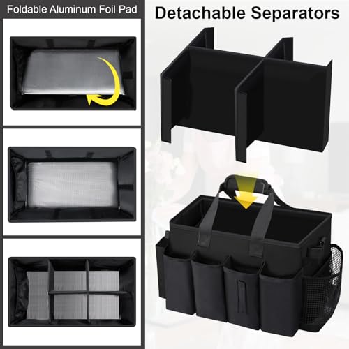Wearable-Large-Cleaning-Caddy-Bag-for-Housekeepers-Black-Cleaning-Supplies-Organizer-with-Adjustable-Shoulder-Waist-Handle-Straps-Detailing-Bag-for-Kitchen-Supplies