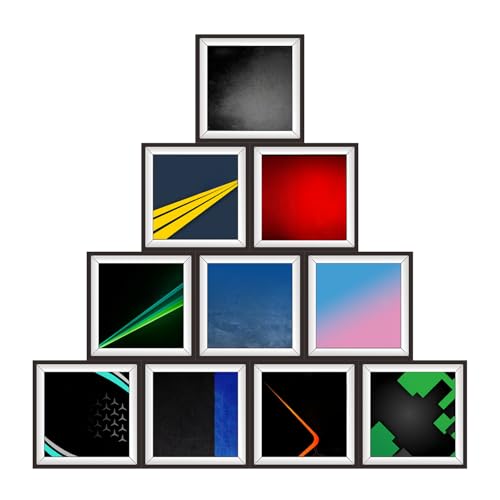 iLuane Display Wallboard for Collector's Pack, Contains 10 Sets in 1, Adult Collectibles Wall Mount, Home or Office Décor (No Car Included)