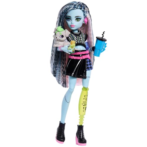Monster High Frankie Stein Puppe mit Hund – Ansicht 3