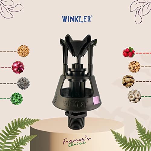 Image of Winkler Rotating Water Sprinkler Head Male Thread for Garden /Agriculture /Irrigation /Lawn /Pipes (Pack of 15 Units)