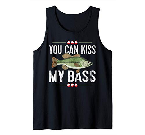 Funny Bass Fishing TShirt Guys Bobbers Canotta