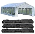 Delta 40'x20' Budget PE Tents for Parties,Paty Tent,Outdoor Canopy,Carpas para Fiestas, Wedding Tent with Waterproof Top & Removable Sidewalls for Patio Outdoor Events