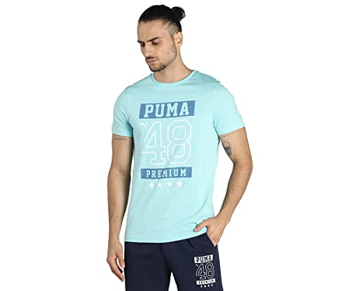 Image of Puma Men's Solid Regular Fit T-Shirt