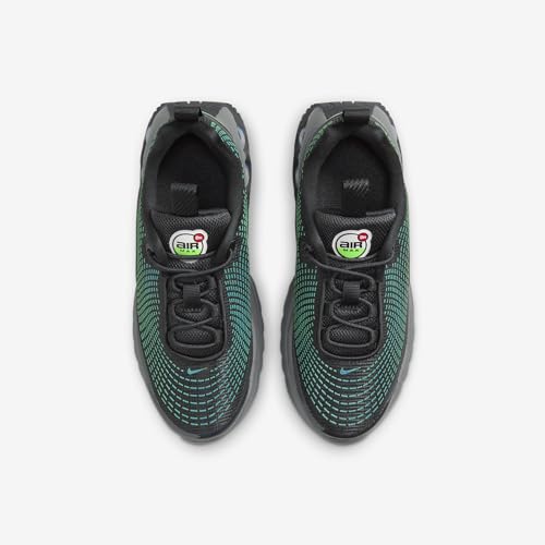 Nike Air Max Dn Little Kids' Shoes (FN4453-010, Black/Hyper Cobalt/Rage Green/White) Size 104