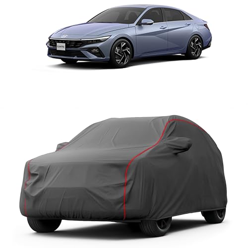 Image of Heavy-Duty Car Cover for Compatible with Hyundai Verna (2006 to 2025 All Models) Deluxe Car Protection Cover - Waterproof & UV-Resistant All-Season Exterior Protection
