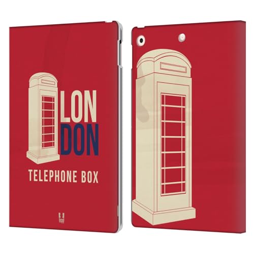 Étui portefeuille iPad 10.2 en cuir Head Case Designs Cabine Londres