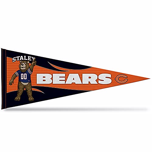 Image of Rico Industries NFL Football Mascot inch 12 inch x 30 inch Felt Wall Decor Pennant - Great for Home /Bed Room /Man Cave Decor