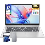 HP 17 inch Laptop Business, Intel 10-Cores i7 1355U, 16GB DDR4, 1TB SSD, Free Office 365 for the Web, Win 11 Pro, 17.3” 1080p LED Display, Max 10H Battery Life, Wi-Fi 6, W/AI Voice Recorder
